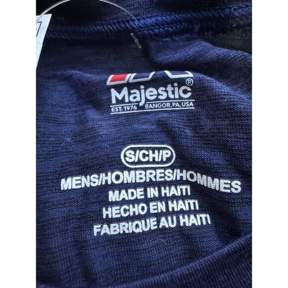 Atlanta Braves Long Sleeve Shirt MLB Baseball Logo Navy Blue Adult Small S NWT - Picture 6 of 8